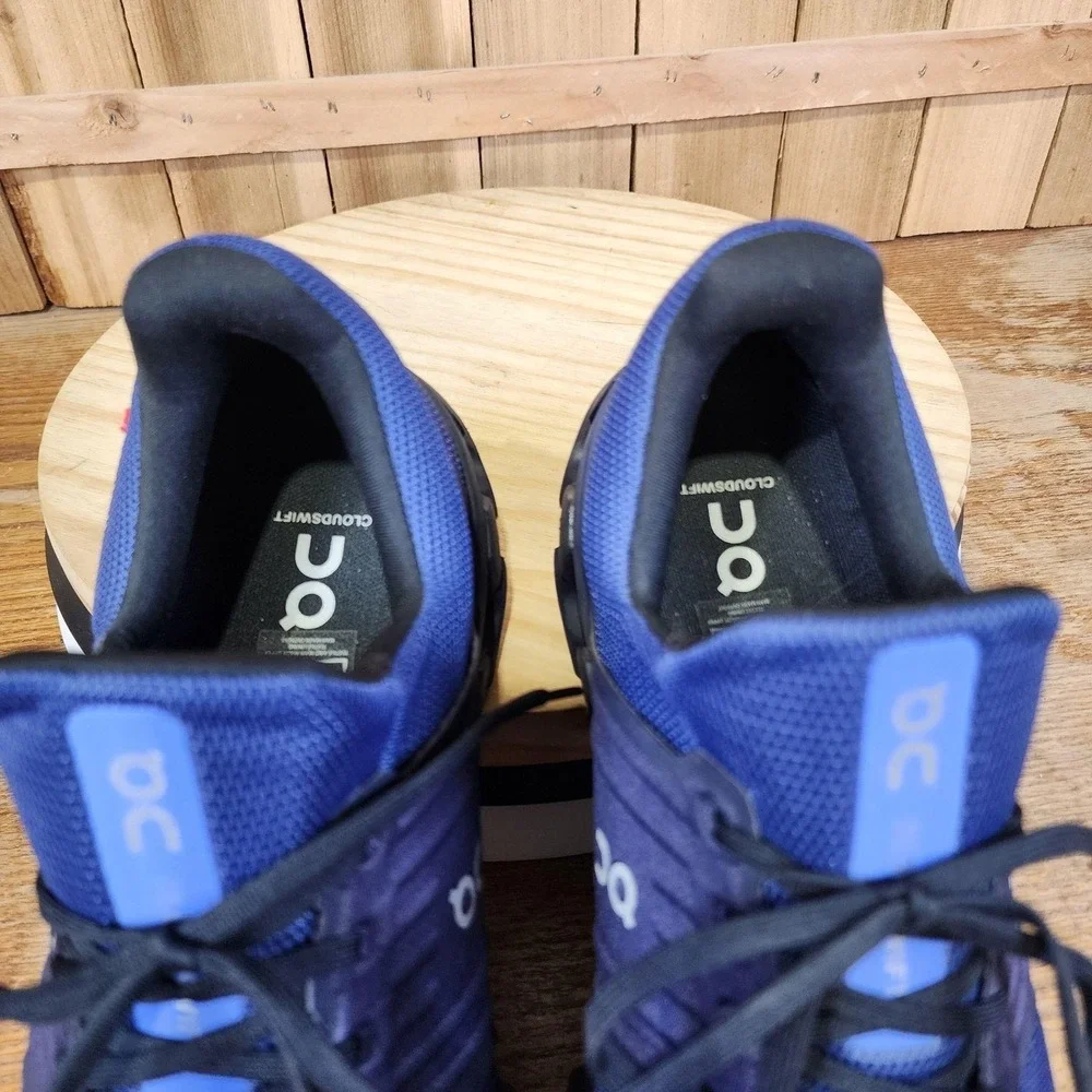 On Cloudswift 3 AD Shoes Mens 13 Blue Mesh Road Running Athletic Sneakers